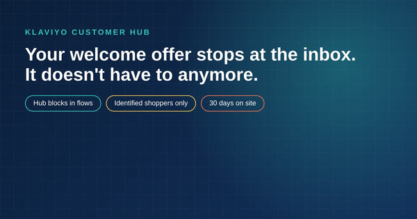Your Welcome Offer Stops at the Inbox. It Doesn't Have to Anymore.