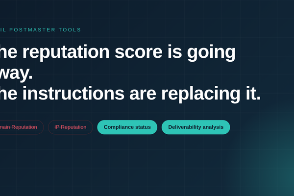 Gmail Stopped Grading Your Reputation. Now It Just Tells You What's Wrong.