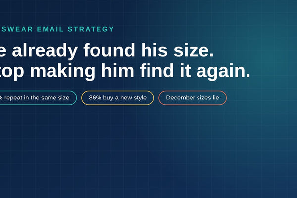 He Already Found His Size. Stop Making Him Find It Again.