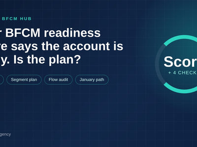 Klaviyo Gave Your Account a BFCM Readiness Score. Here's What I Check Next to It.
