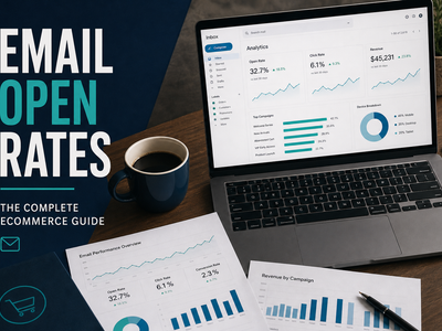 eCommerce Email Benchmarks 2026: Klaviyo & Mailchimp Open Rate, Click Rate & Revenue